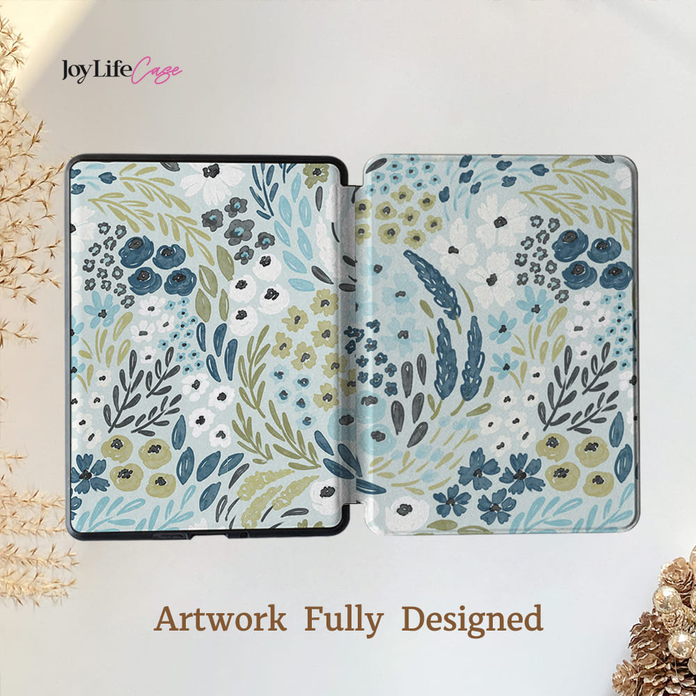 Blue Meadow Bloom - Kindle Case