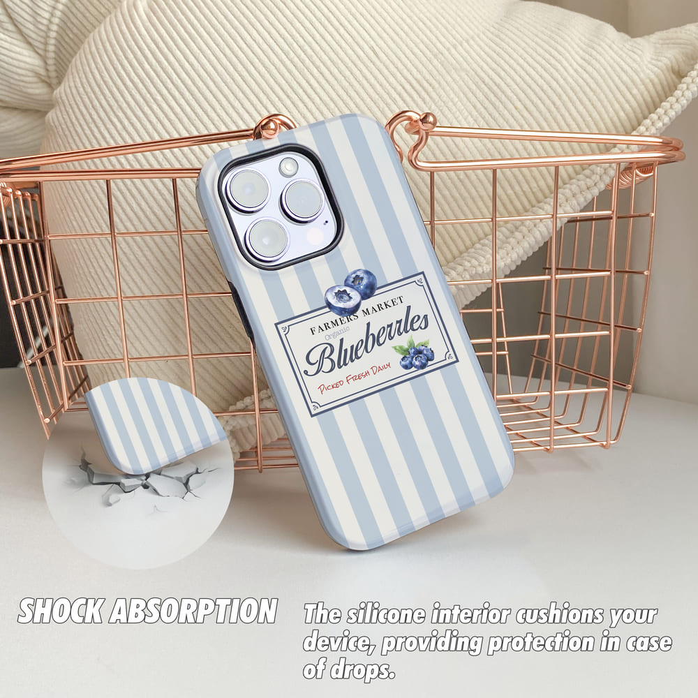 Blueberry Breeze - iPhone Case