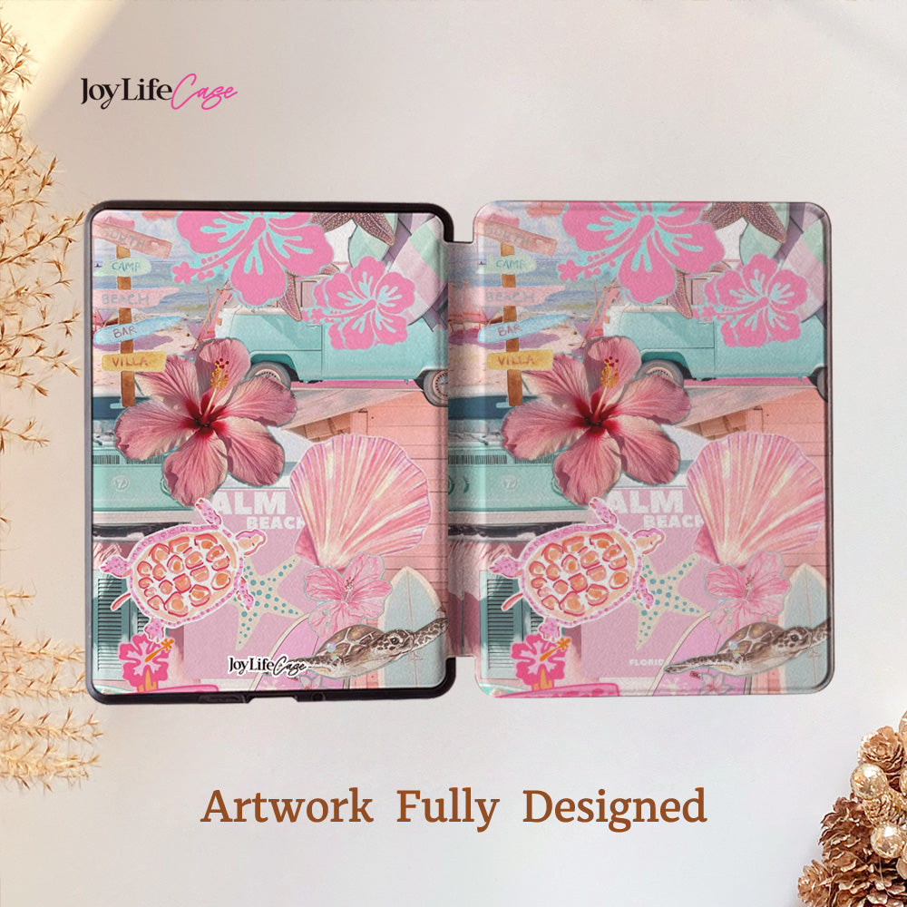 Blush Beach Club Kindle Case