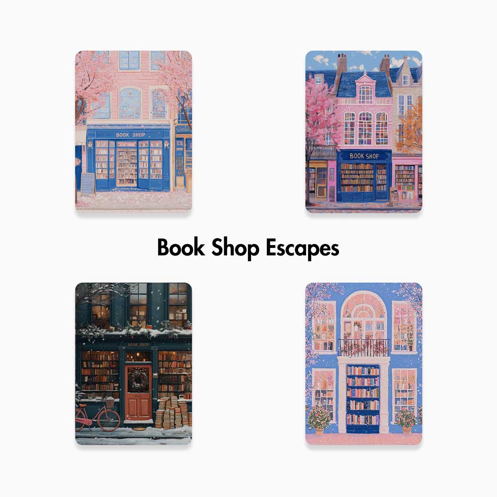 Book Shop Escapes - Kindle Clear Case Insert - Joylife Case