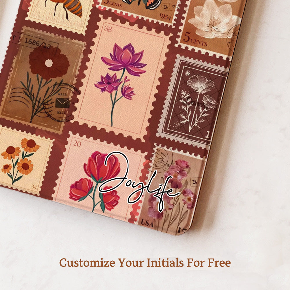 Botanical Stamps - Kindle Case