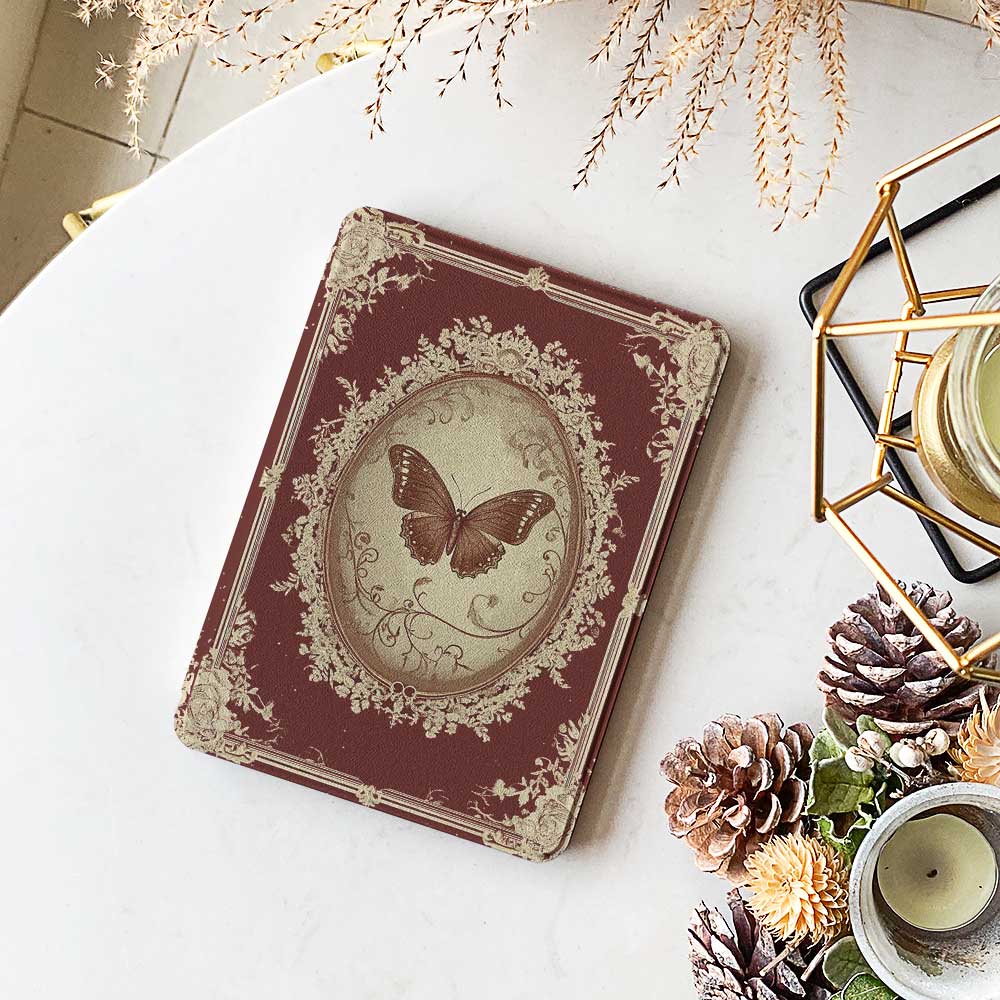 The Kindle Fire HD 10 Case - Butterfly Tales is a stylish and protective case designed for the Kindle Fire HD 10 tablet. It typically features a vibrant, butterfly-themed design, with colorful illustrations of butterflies and flowers, adding a lively and whimsical touch to your device.