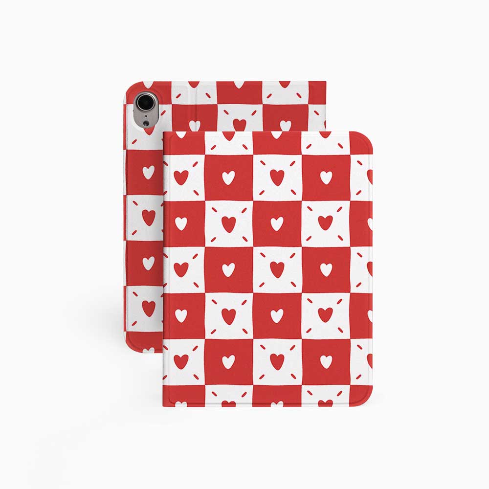 Checkered Love - iPad Case - Joylife Case
