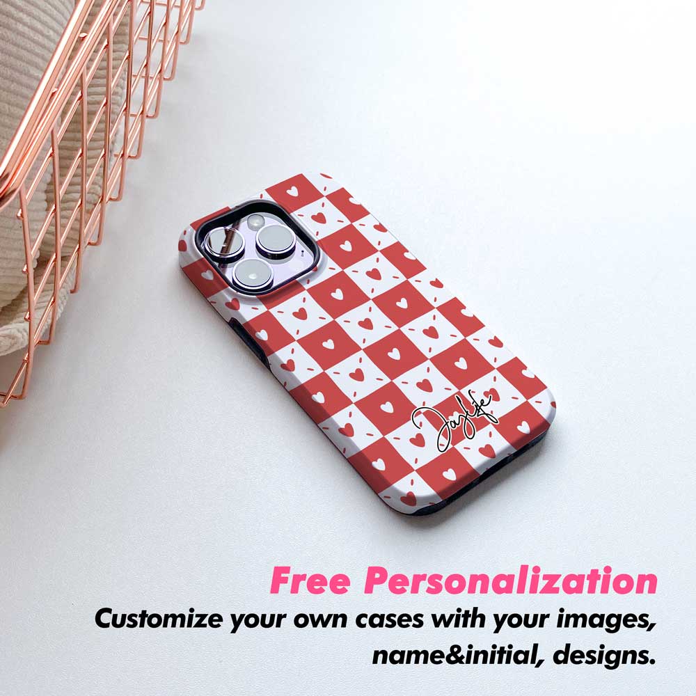 Checkered Love - iPhone Case - Joylife Case