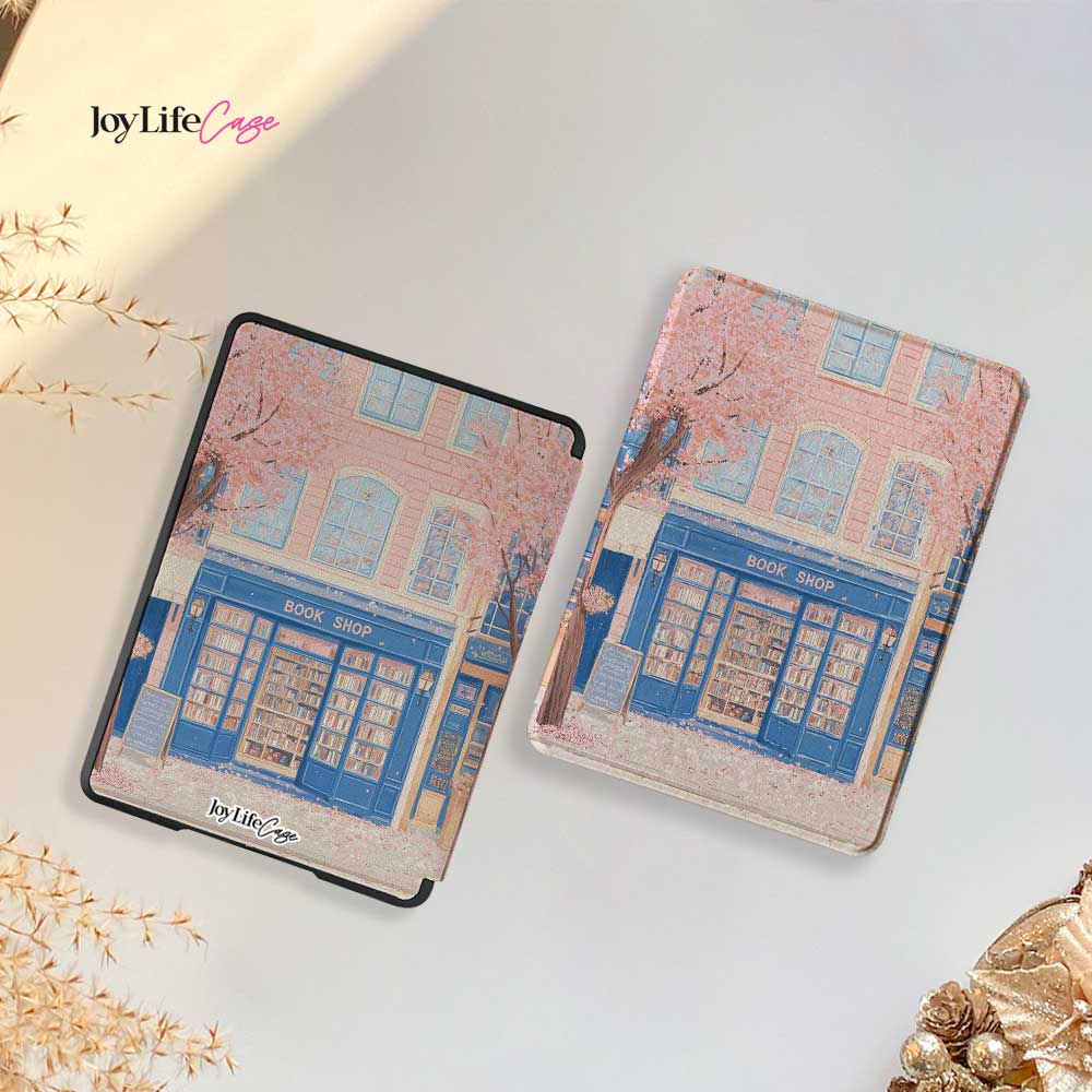 Cherry Blossom Bookshop- Kindle Case - Joylife Case