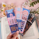 Colorful bookmarks in vibrant hues, perfect for marking pages in books.