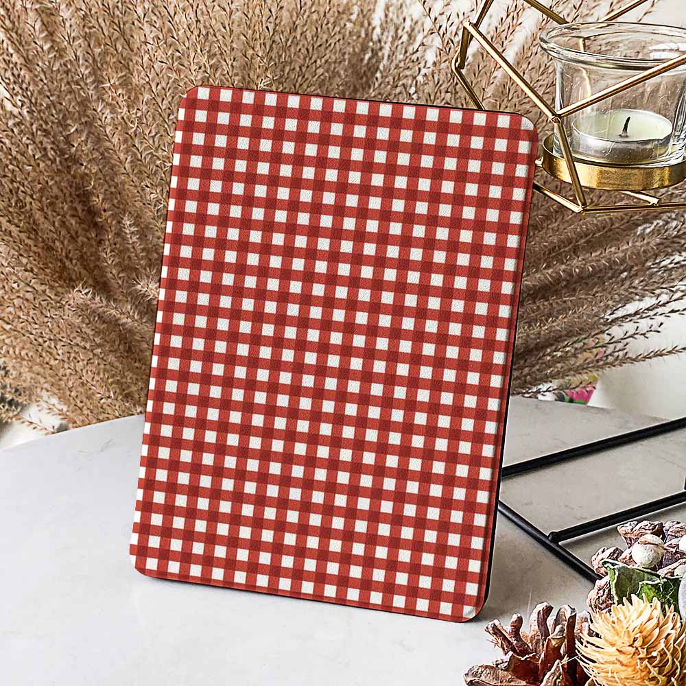 Crimson Plaid - Kindle Case