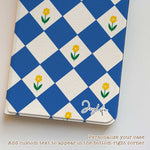 Diamonds & Flowers - iPad Case Blue - Joylife Case