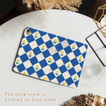 Diamonds & Flowers - iPad Case Blue - Joylife Case