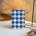 Diamonds & Flowers - iPad Case Blue - Joylife Case