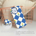 Diamonds & Flowers Blue - iPhone Case - Joylife Case