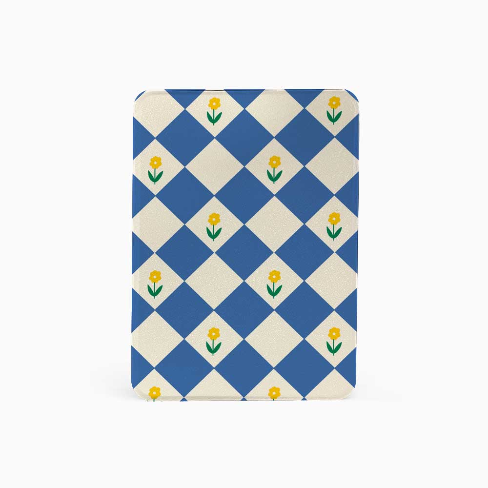 Diamonds & Flowers - Kindle Case Blue - Joylife Case