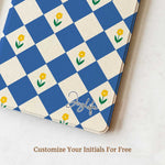 Diamonds & Flowers - Kindle Case Blue - Joylife Case