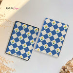 Diamonds & Flowers - Kindle Case Blue - Joylife Case