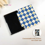 Diamonds & Flowers - Kindle Case Blue - Joylife Case