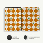 Diamonds & Flowers - Kindle Case Brown - Joylife Case