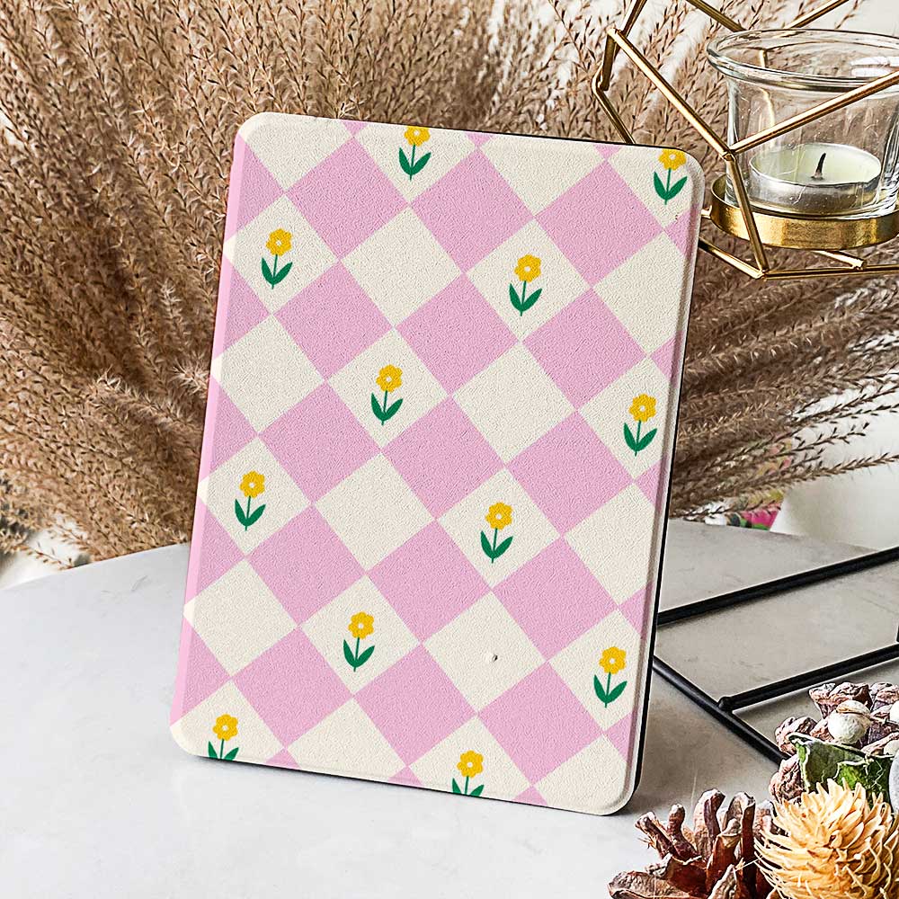 Diamonds & Flowers - Kindle Case Pink - Joylife Case