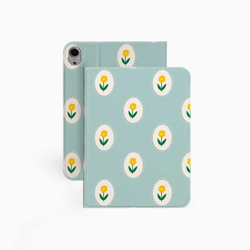 Eggs Shape Flowers - iPad Case - Joylife Case