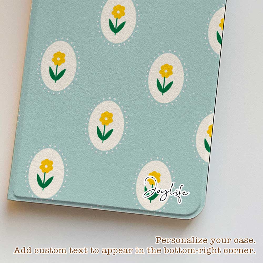 Eggs Shape Flowers - iPad Case - Joylife Case