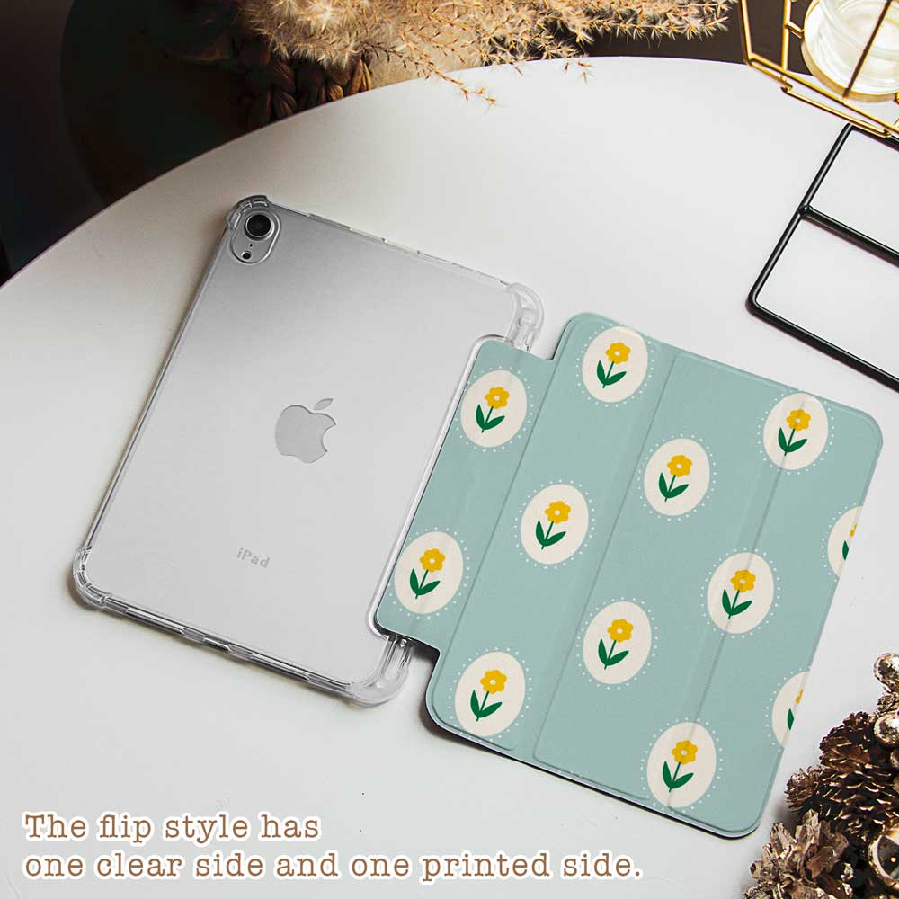 Eggs Shape Flowers - iPad Case - Joylife Case
