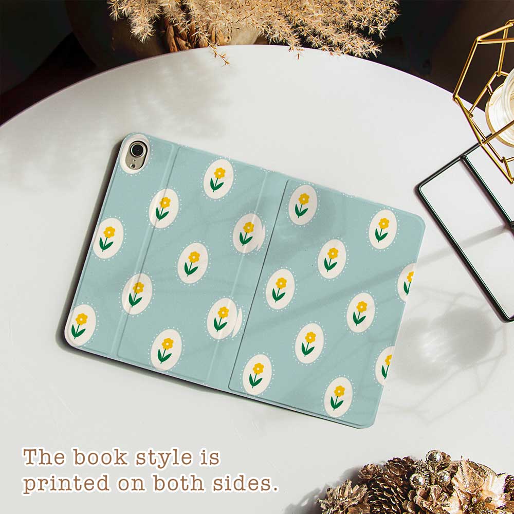 Eggs Shape Flowers - iPad Case - Joylife Case