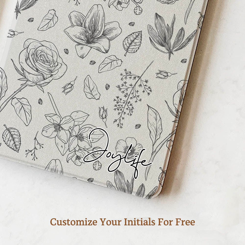 Elegant Flora Kindle Case