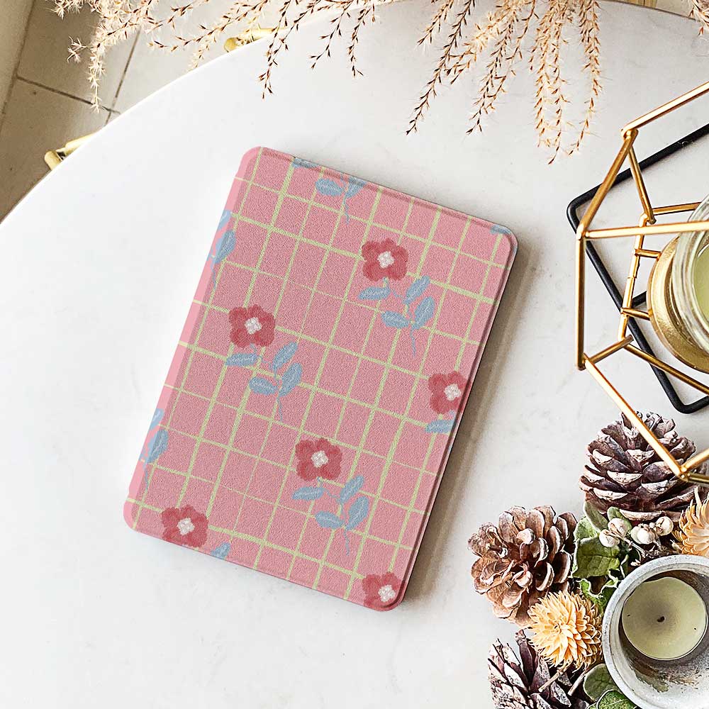 Flower Plaid - Kindle Case - Joylife Case