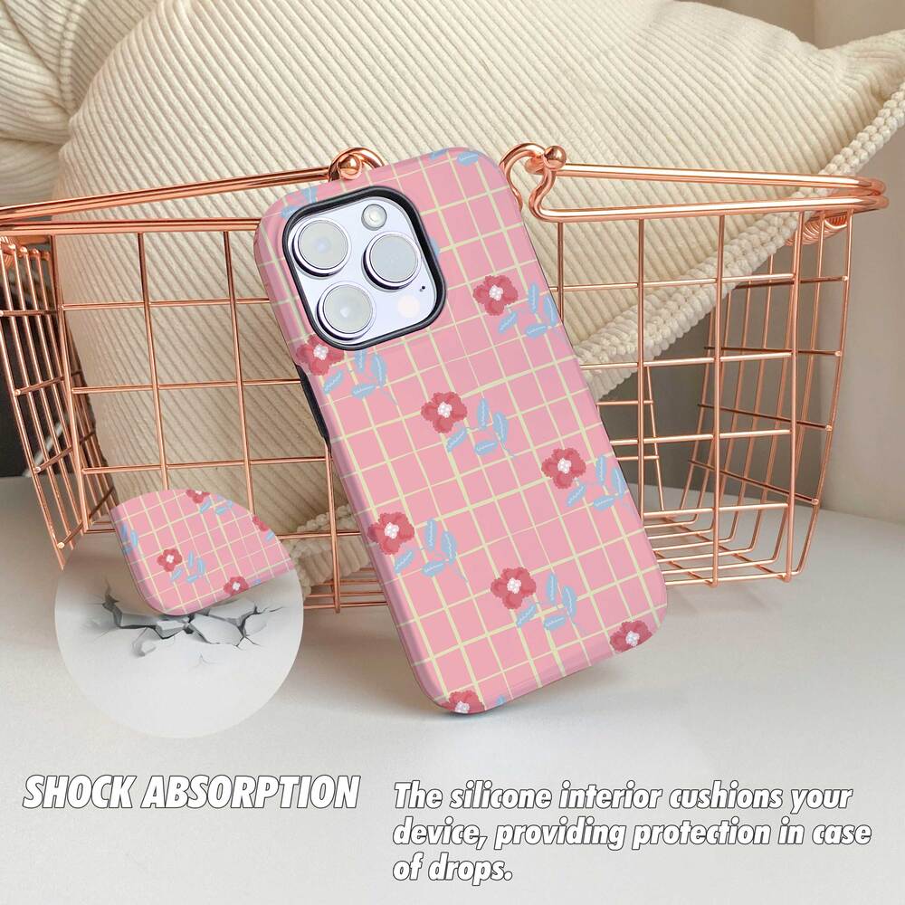 Flower Plaid - iPhone Case - Joylife Case