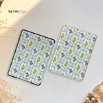 Gingham_&_Flowers Pattern - Kindle Case - Joylife Case