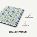 Gingham_&_Flowers Pattern - Kindle Case - Joylife Case