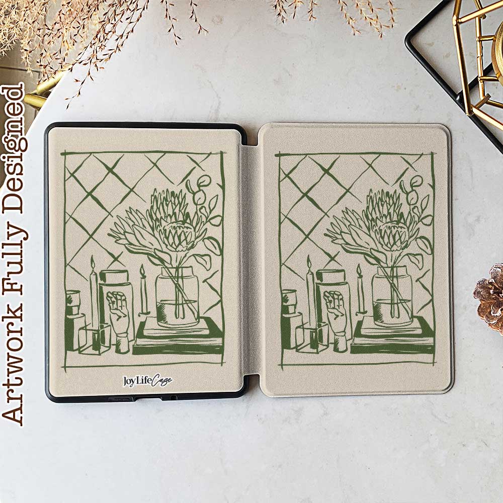 Green Sketch - Kindle Case - Joylife Case