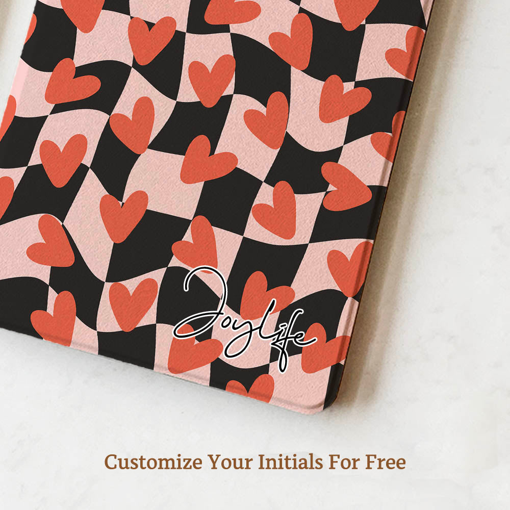 Heartfelt Grid Kindle Case