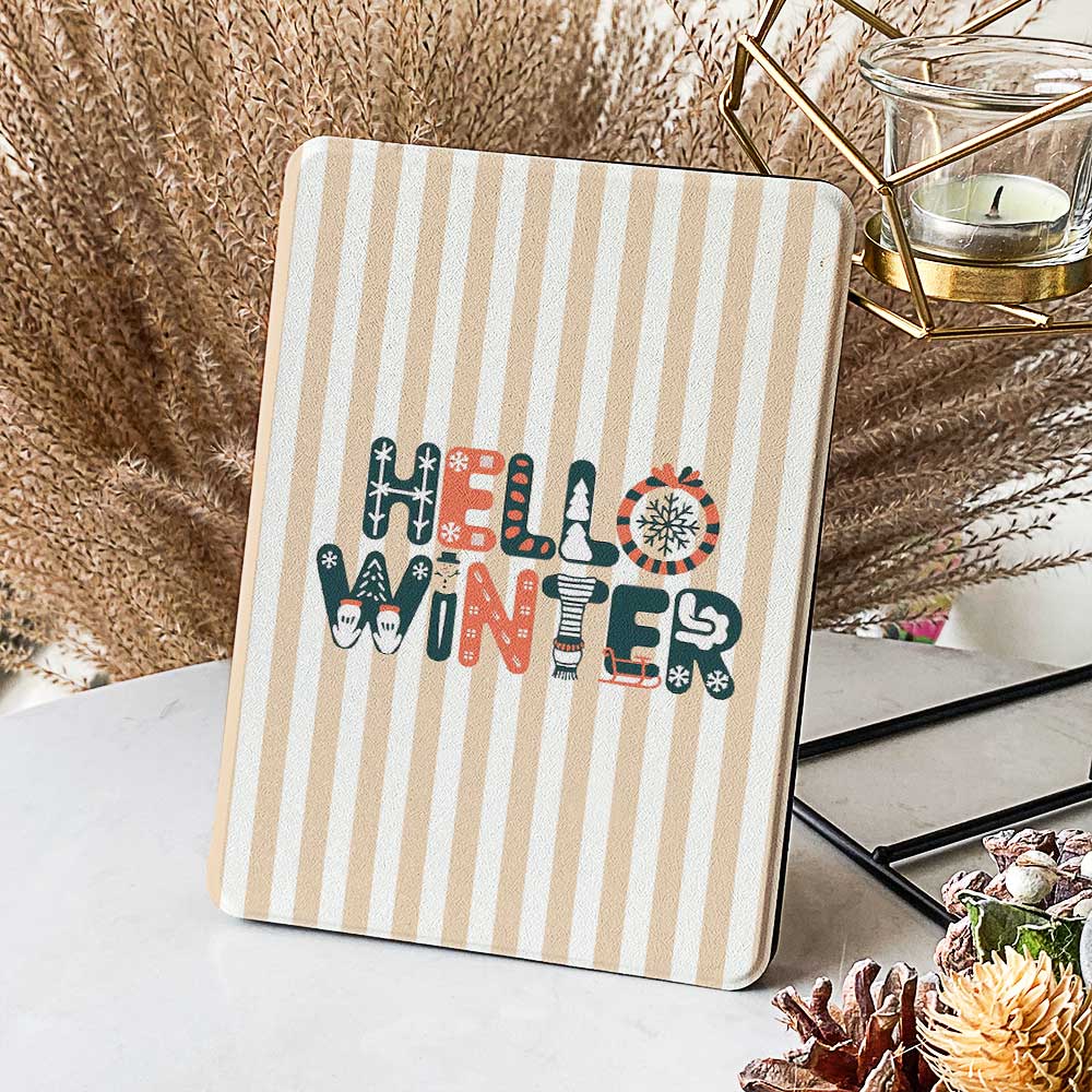 Hello Winter Kindle Case