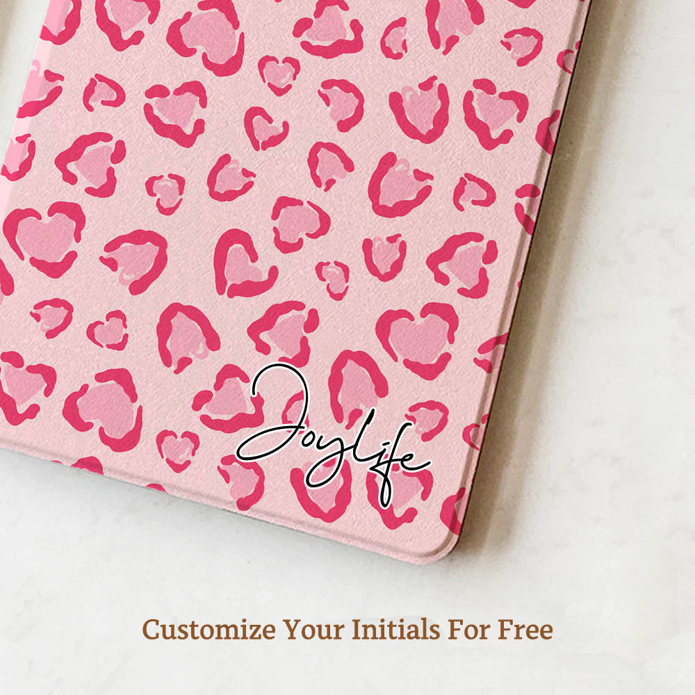 Pink Heart Camo Kindle Case