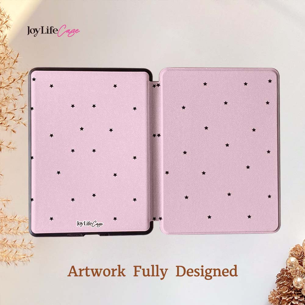 Pink Stardust Kindle Case
