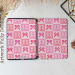 Pink Quilt Bow - Kindle Case - Joylife Case