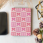 Pink Quilt Bow - Kindle Case - Joylife Case