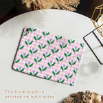Pink_Gingham & Flowers - iPad Case - Joylife Case