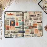Step into a world of nostalgic exploration with the Postage Collage Kindle Cases Paperwhite.