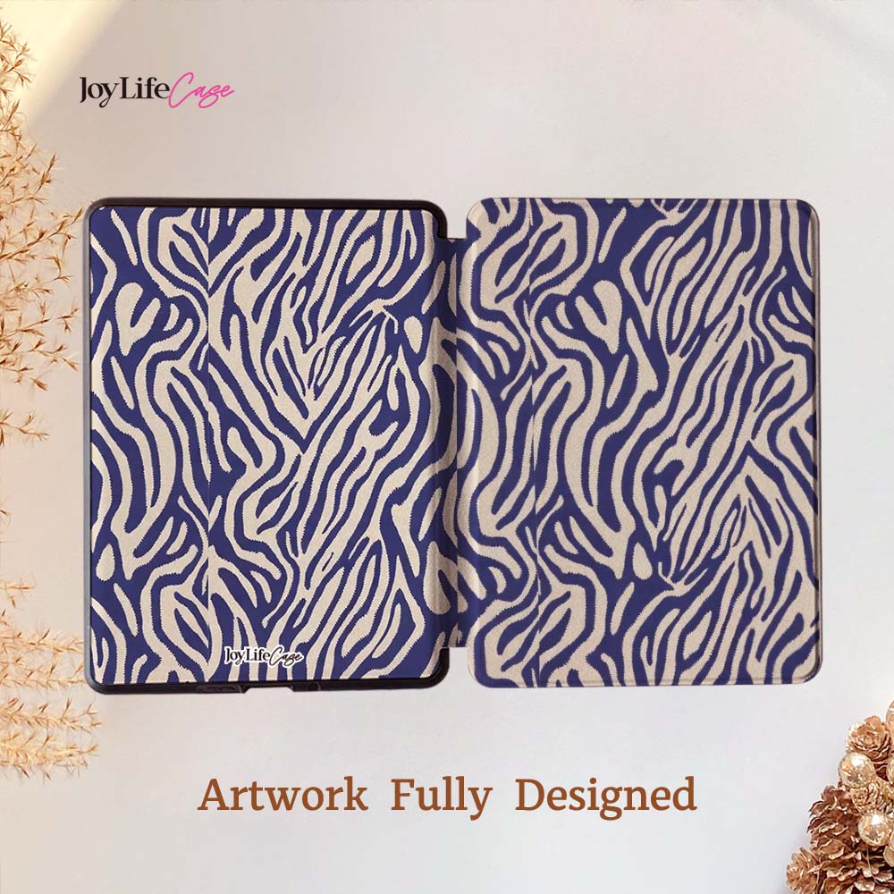 Purple Waves Kindle Case