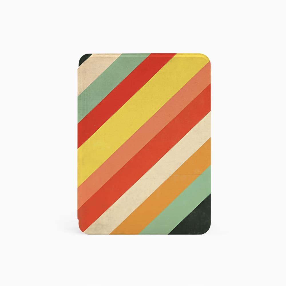 Retro Rainbow Stripes - Kindle Case