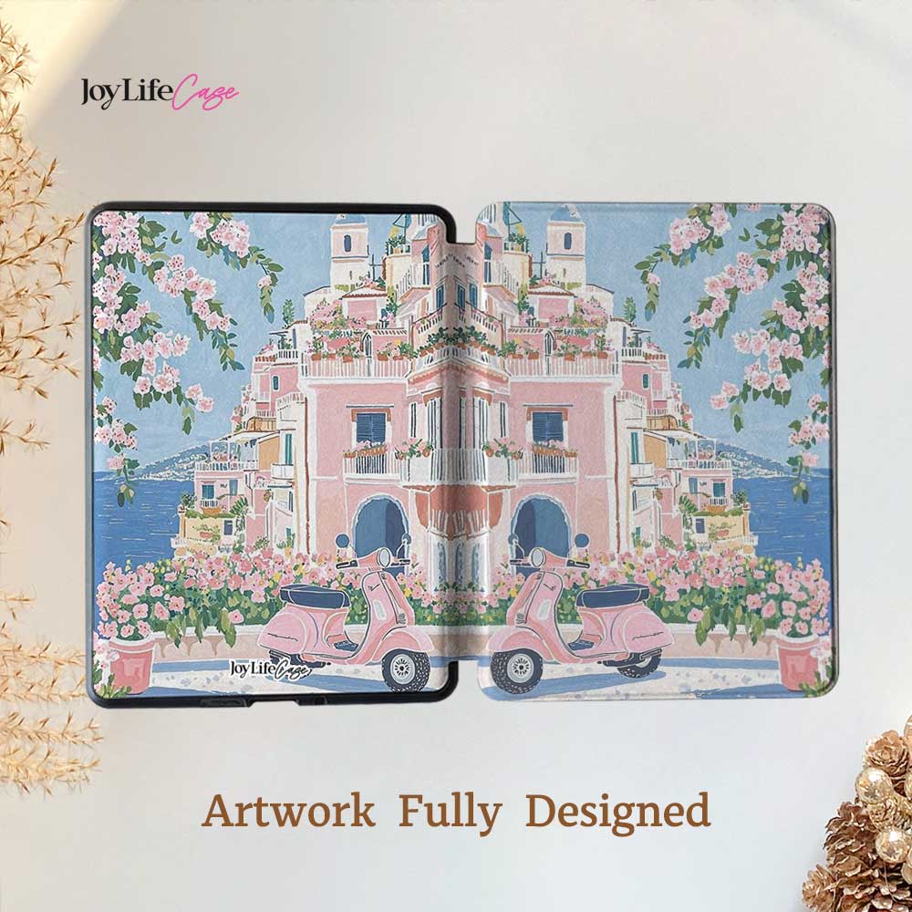 Romantic Coastal Charm - Kindle Case