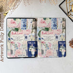 The Leather Kindle Case Rose Collage is ideal for Kindle users who want to combine a stylish, floral design with strong, long-lasting protection for their device.