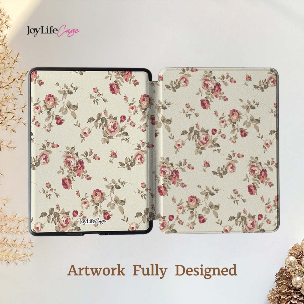 Rosy Elegance Kindle Case