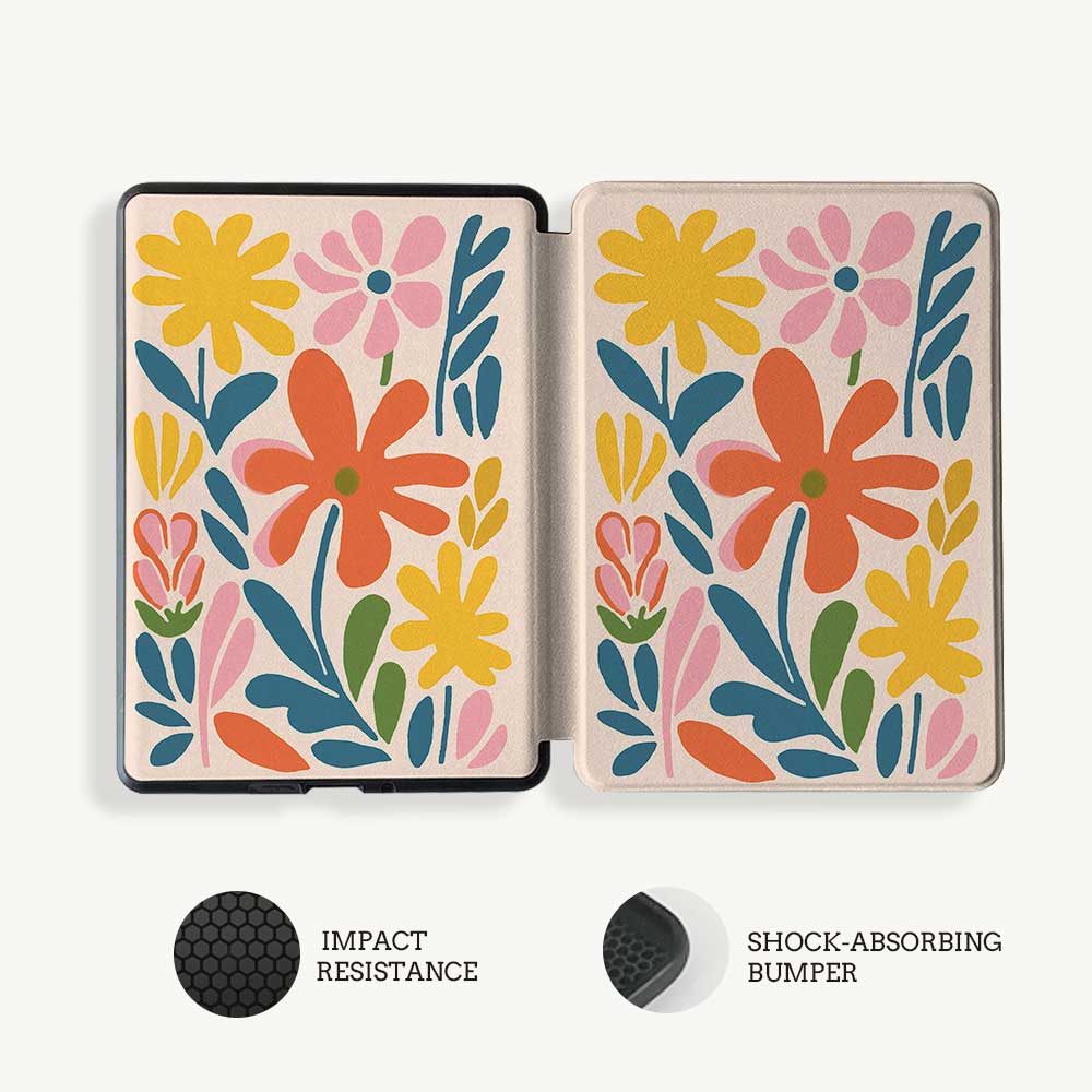 Simple Floral - Kindle Case - Joylife Case