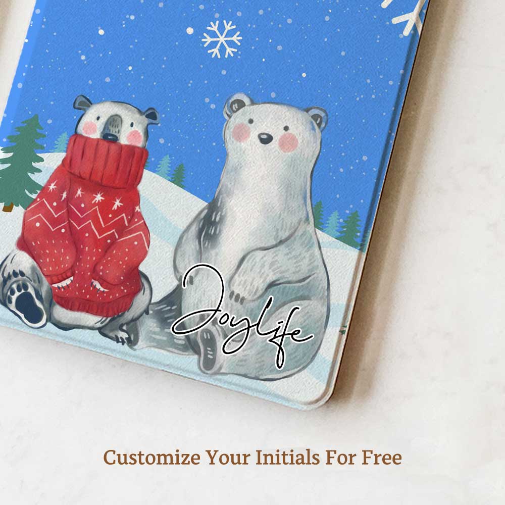 Snowy Snuggles Kindle Case