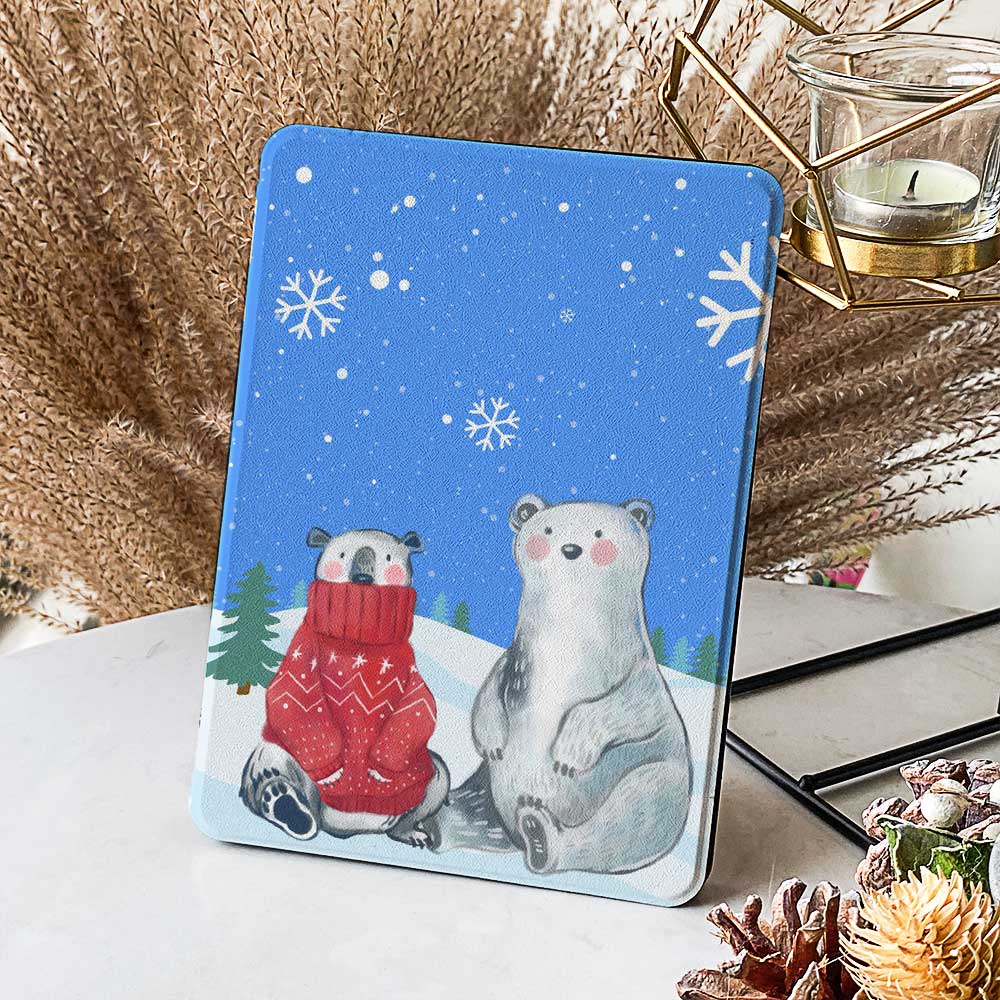 Snowy Snuggles Kindle Case