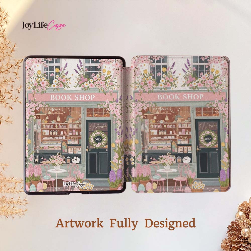 Springtime Shelf Kindle Case