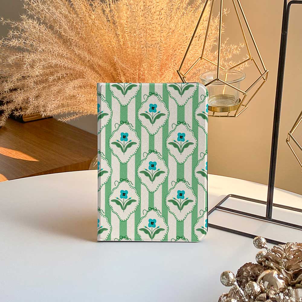 Stripes & Flowers - iPad Case - Joylife Case