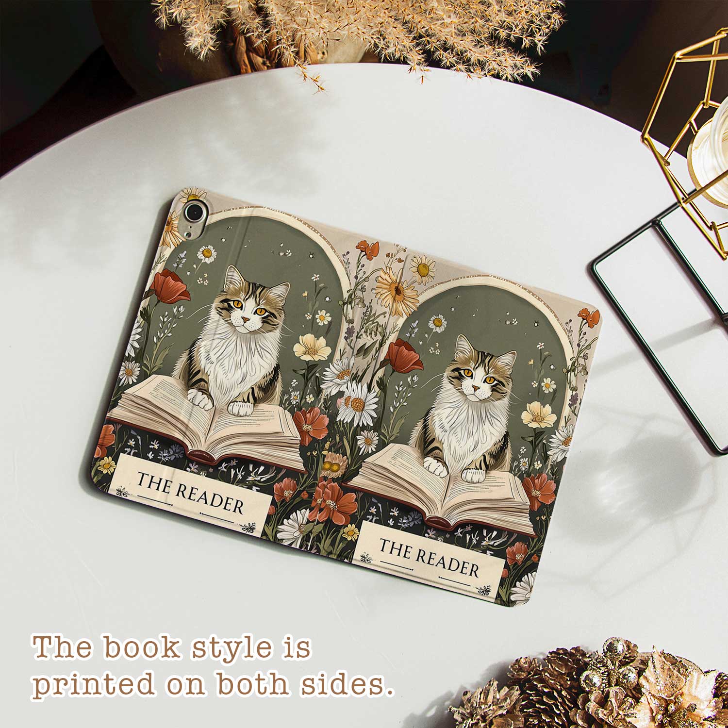 The Cat Reader - iPad Case - Joylife Case
